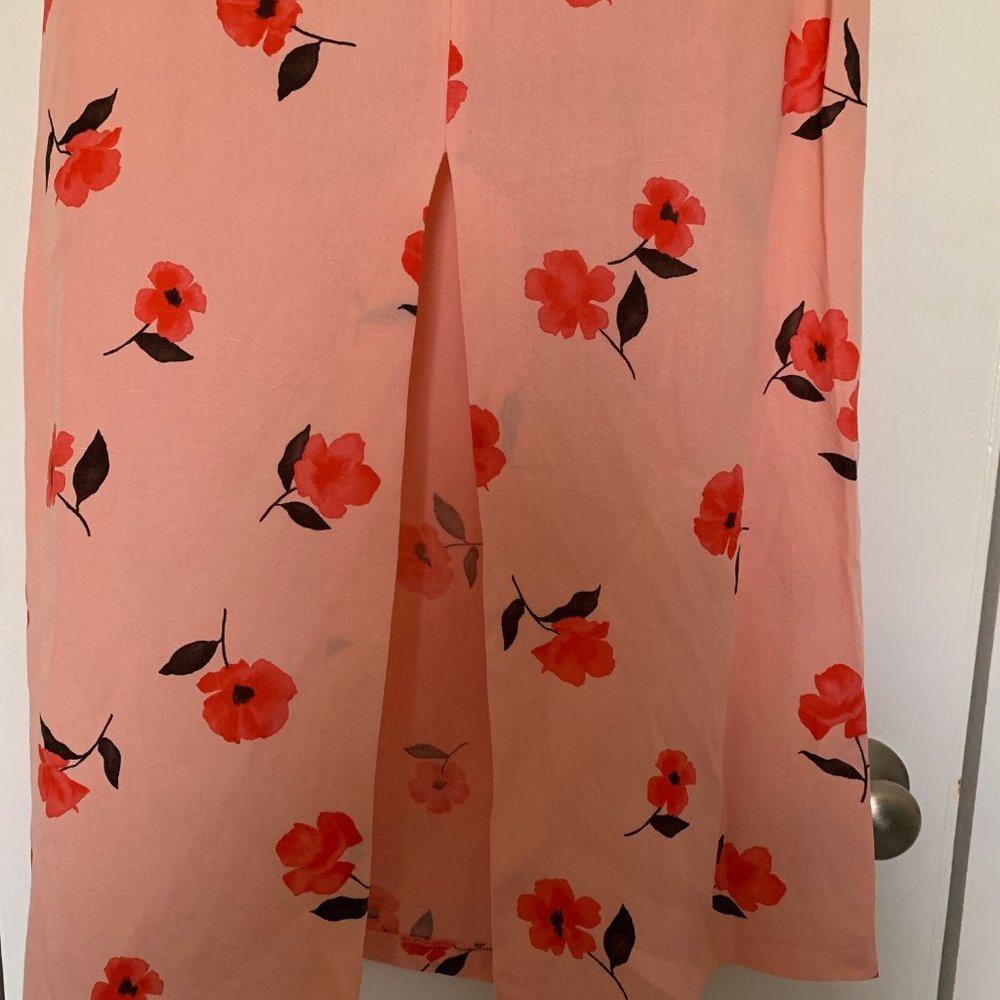 Pink Linen Floral 2-piece Set XS - Picture 8 of 12